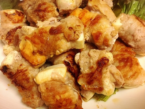 塩豆腐の豚肉巻き